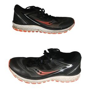 Saucony Guide‎ ISO 2 Running Shoes Mens US 3.5M Black Orange Athletic Sneakers